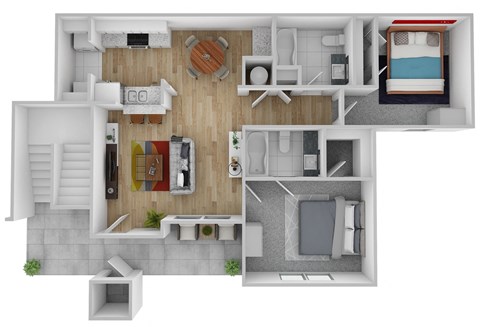 2 bedroom apartment sherwood ar